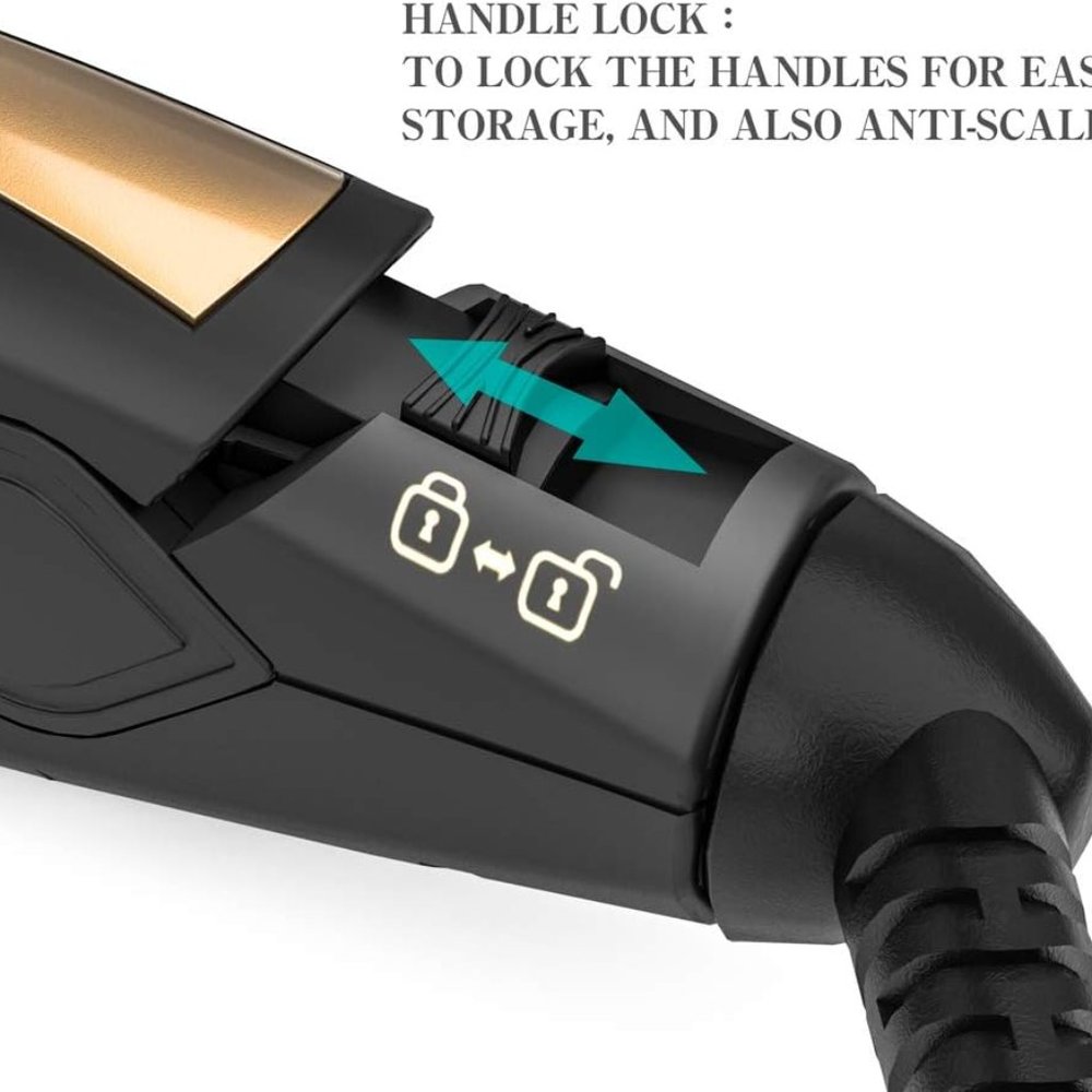 $86.99 Hair Straightener Titanium Plate 4/5 Mini Flat Iron,Perfect Travel Size - Picture 7 of 9